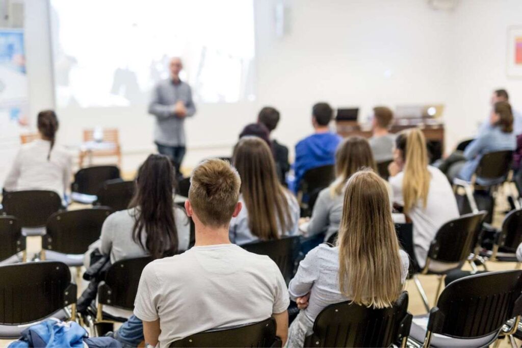 una lezione all'università