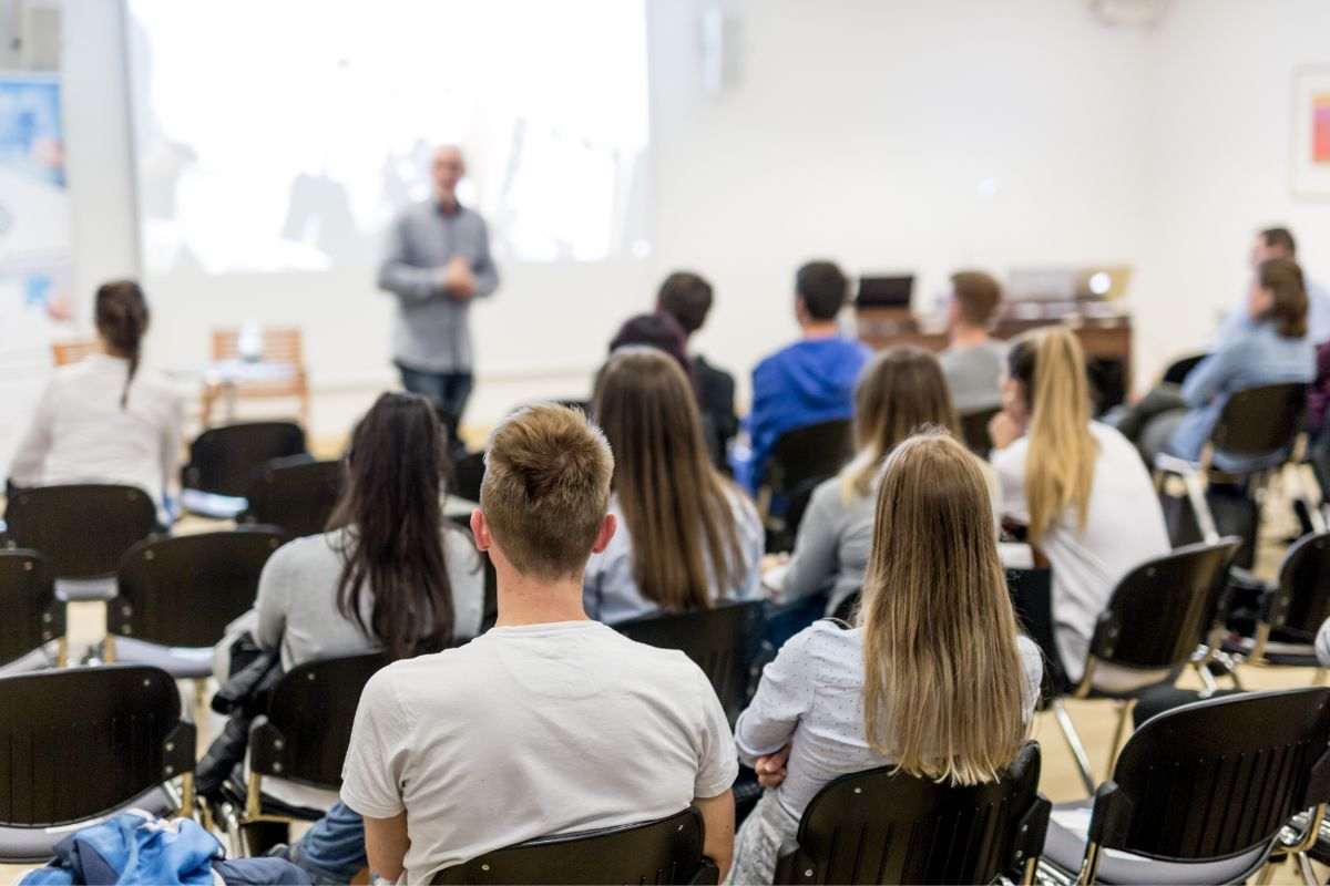 una lezione all'università