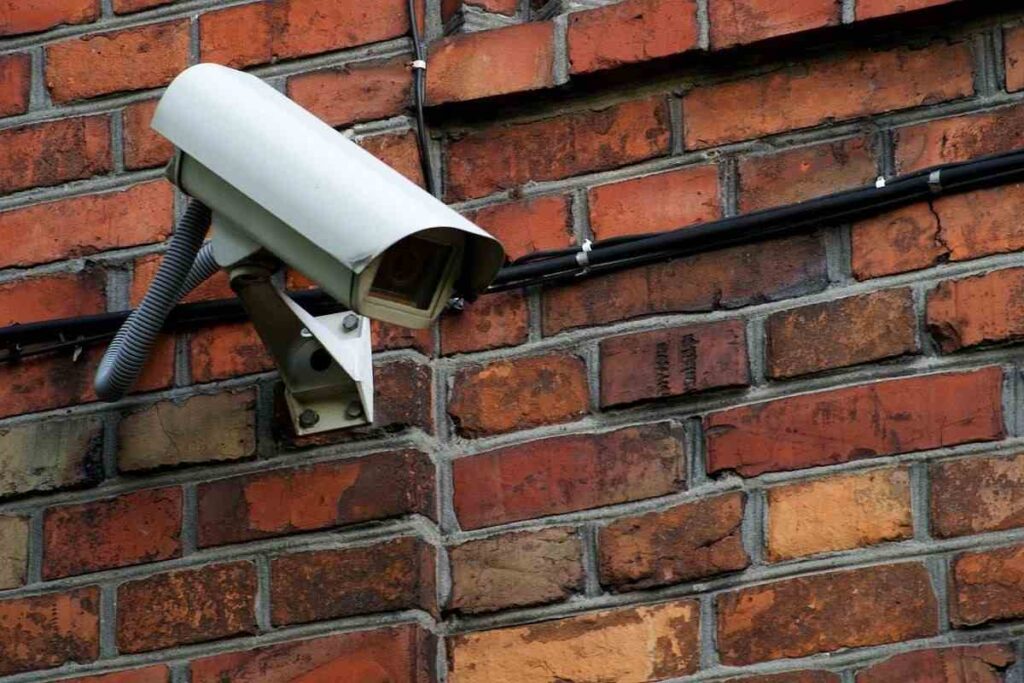 telecamera muro