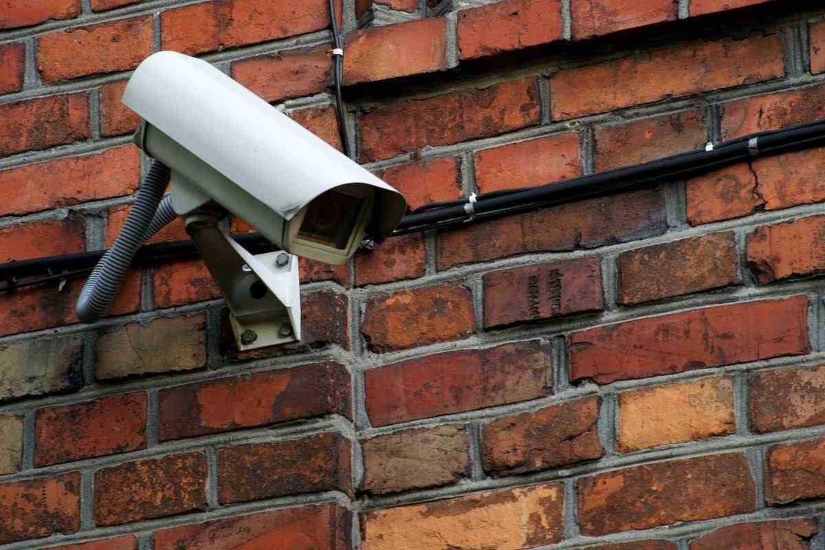 telecamera muro