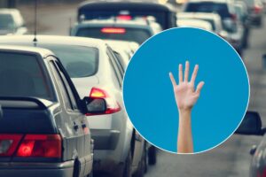 traffico e saluto